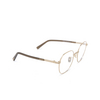 Gafas graduadas Zegna EZ5270-H 032 shiny pale gold / shiny dark green - Miniatura del producto 2/3