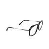 Occhiali da vista Zegna EZ5271 001 shiny black / shiny gunmetal - anteprima prodotto 2/3