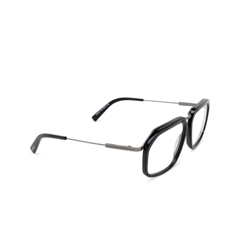 Occhiali da vista Zegna EZ5271 001 shiny black / shiny gunmetal - 2/3