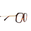 Gafas graduadas Zegna EZ5271 054 red havana / shiny pale gold - Miniatura del producto 3/3