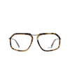 Zegna EZ5271 Eyeglasses 056 havana / striped / shiny gunmetal - product thumbnail 1/3