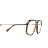 Gafas graduadas Zegna EZ5271 056 havana / striped / shiny gunmetal - Miniatura del producto 3/3