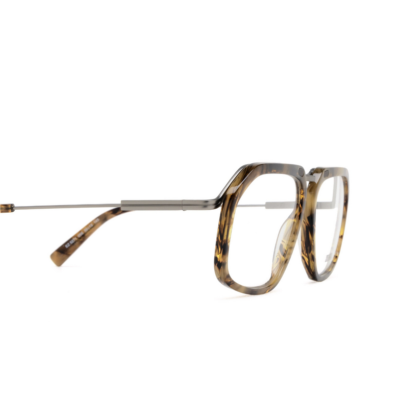 Zegna EZ5271 Eyeglasses 056 havana / striped / shiny gunmetal - 3/3