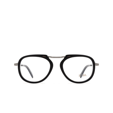 Zegna EZ5272 Eyeglasses 001 shiny black / shiny gunmetal - front view