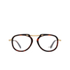 Lunettes de vue Zegna EZ5272 054 red havana / shiny pale gold - Vignette du produit 1/3