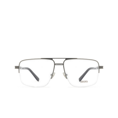 Lunettes de vue Zegna EZ5274 009 matte gunmetal / shiny black - Vue de face