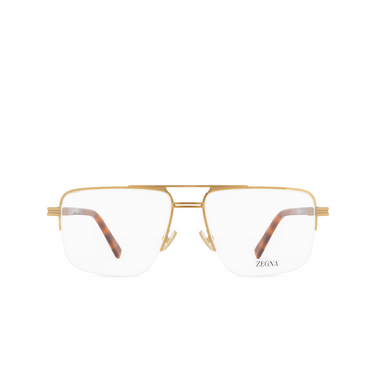 Zegna EZ5274 Eyeglasses 035 matte light bronze / blonde havana - front view