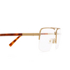 Occhiali da vista Zegna EZ5274 035 matte light bronze / blonde havana - anteprima prodotto 3/3