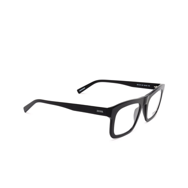 Gafas graduadas Zegna EZ5276 001 shiny black - Vista tres cuartos