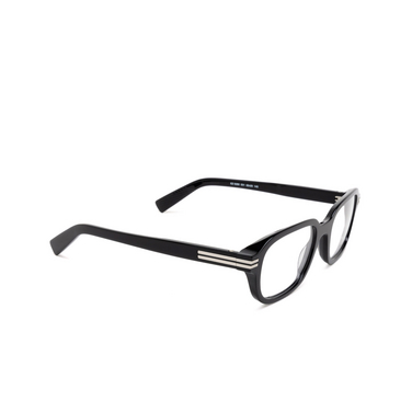 Gafas graduadas Zegna EZ5280 001 shiny black - Vista tres cuartos