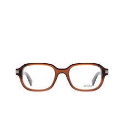 Zegna EZ5280 Eyeglasses 045 shiny light brown