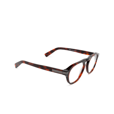 Zegna EZ5281 Korrektionsbrillen 054 red havana - Dreiviertelansicht