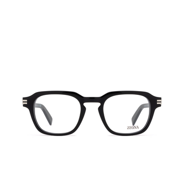 Lunettes de vue Zegna EZ5282 001 shiny black - Vue de face