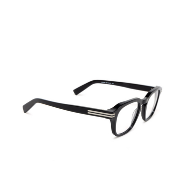 Gafas graduadas Zegna EZ5282 001 shiny black - Vista tres cuartos