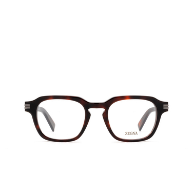 Zegna EZ5282 Eyeglasses 054 red havana - front view