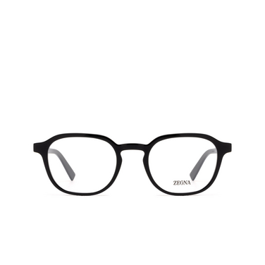 Lunettes de vue Zegna EZ5284 001 shiny black - Vue de face