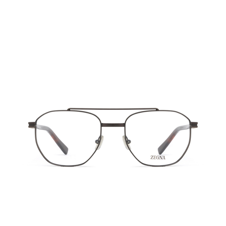 Occhiali da vista Zegna EZ5285 009 matte antiqued gunmetal - 1/3