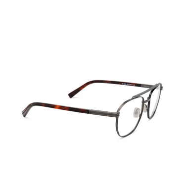 Zegna EZ5285 Eyeglasses 009 matte antiqued gunmetal - three-quarters view