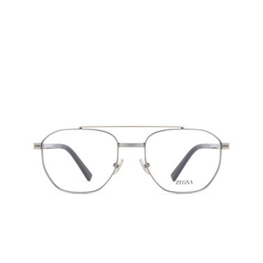 Lunettes de vue Zegna EZ5285 012 shiny antiqued dark ruthenium - Vue de face