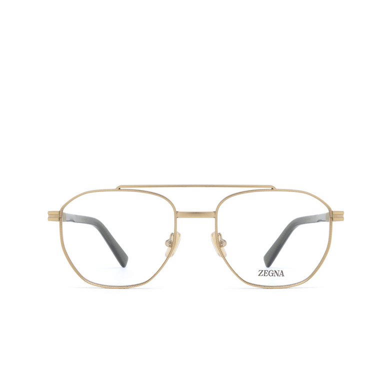 Lunettes de vue Zegna EZ5285 035 matte light bronze - 1/3