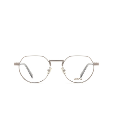 Gafas graduadas Zegna EZ5286 015 matte light ruthenium - Vista delantera