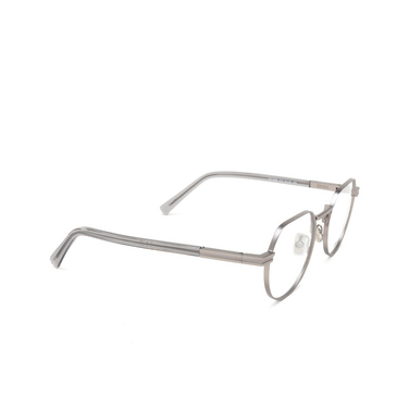 Lunettes de vue Zegna EZ5286 015 matte light ruthenium - Vue trois quarts