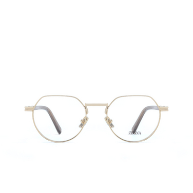 Gafas graduadas Zegna EZ5286 032 shiny pale gold - Vista delantera