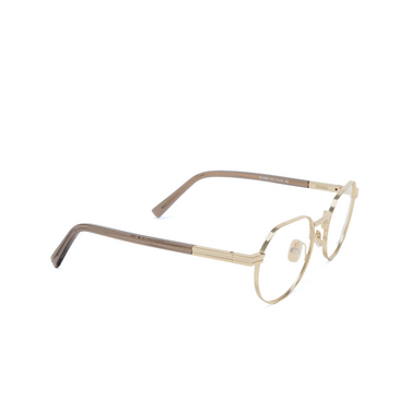 Gafas graduadas Zegna EZ5286 032 shiny pale gold - Vista tres cuartos