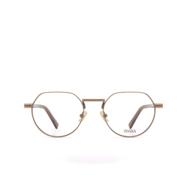 Zegna EZ5286 Eyeglasses 038 shiny antiqued light bronze - front view