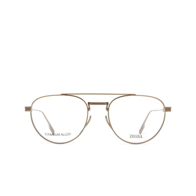 Gafas graduadas Zegna EZ5287 035 matte light bronze - 1/3