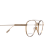 Gafas graduadas Zegna EZ5287 035 matte light bronze - Miniatura del producto 3/3