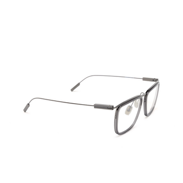 Occhiali da vista Zegna EZ5288 020 shiny grey - tre quarti