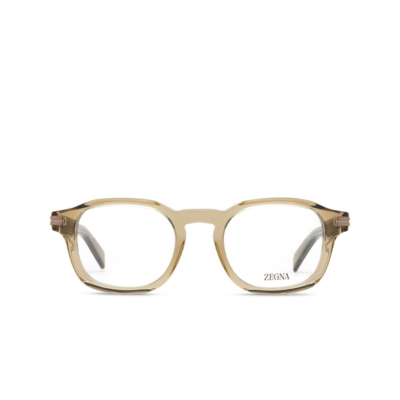 Lunettes de vue Zegna EZ5293 048 shiny beige - 1/3