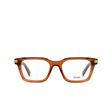 Zegna EZ5294 Eyeglasses 048 shiny dark brown - front view