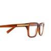 Occhiali da vista Zegna EZ5294 048 shiny dark brown - anteprima prodotto 3/3