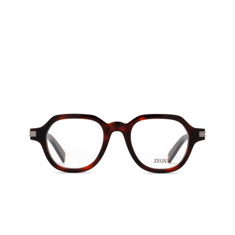 Zegna EZ5295 Eyeglasses 054 red havana - 1/3