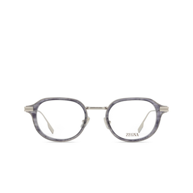 Lunettes de vue Zegna EZ5296 020 shiny grey - Vue de face