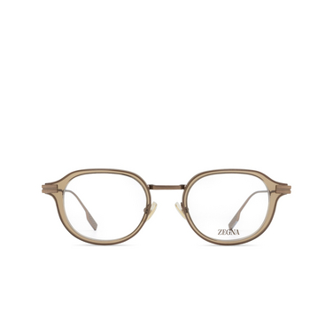 Zegna EZ5296 Eyeglasses 057 shiny beige - front view