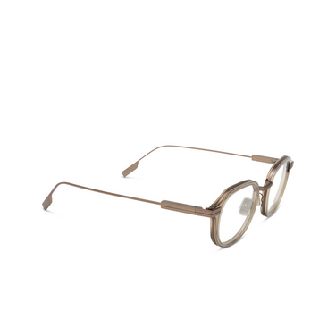 Lunettes de vue Zegna EZ5296 057 shiny beige - Vue trois quarts