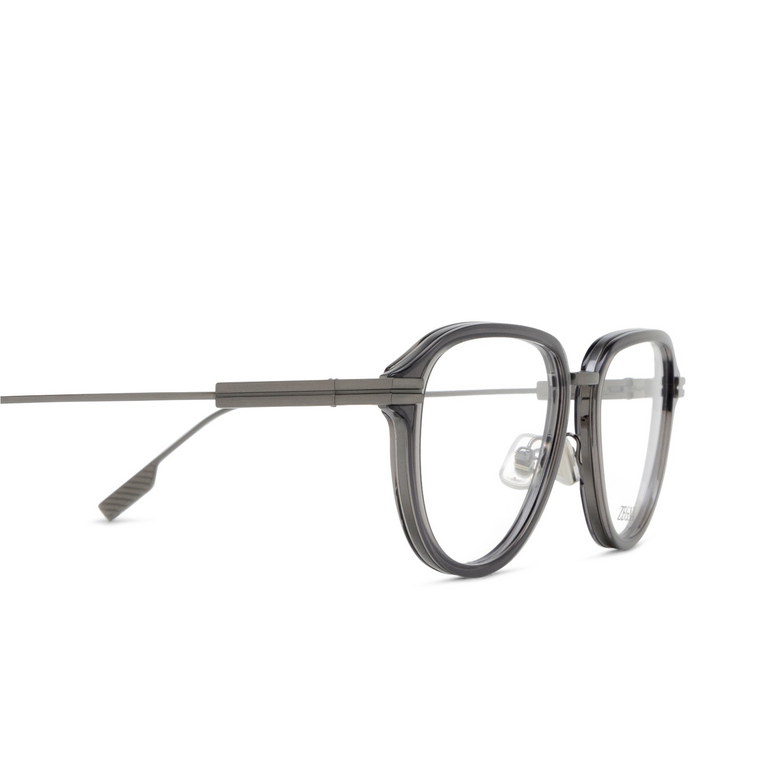 Gafas graduadas Zegna EZ5298 020 shiny grey - 3/3