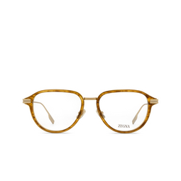 Zegna EZ5298 Eyeglasses 047 light brown / striped