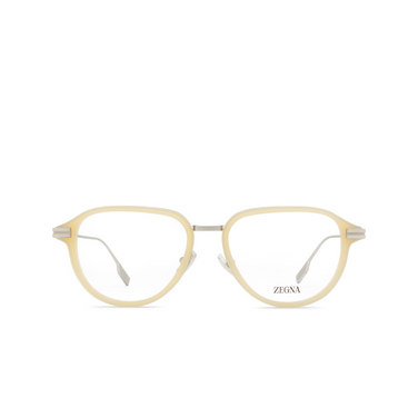 Lunettes de vue Zegna EZ5298 057 shiny beige - Vue de face