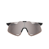 Gafas de sol 100% HYPERCRAFT GLOSS BLACK / HIPER SILVER MIRROR LENS - Miniatura del producto 1/3