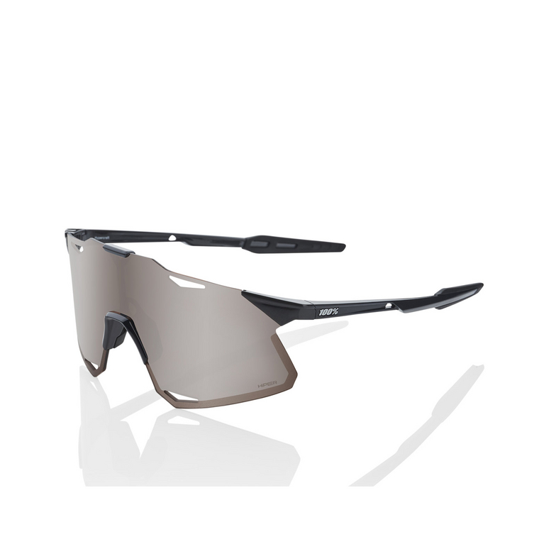 Gafas de sol 100% HYPERCRAFT GLOSS BLACK / HIPER SILVER MIRROR LENS - 2/3