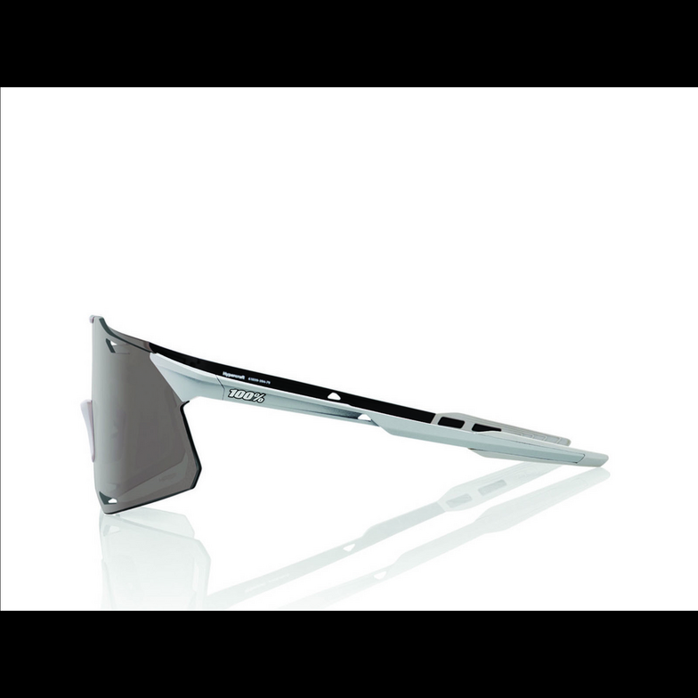 Gafas de sol 100% HYPERCRAFT MATTE STONE GREY / HIPER SILVER MIRROR LENS - 3/3