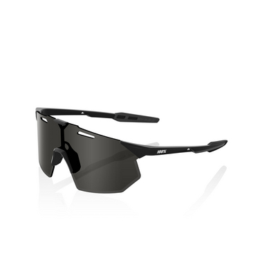 Gafas de sol 100% HYPERCRAFT SQ MATTE BLACK / SMOKE LENS - Vista tres cuartos