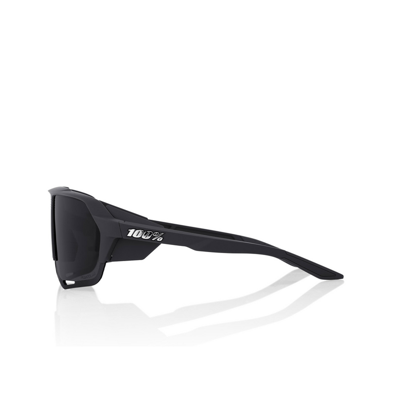 100% NORVIK Sunglasses MATTE BLACK / GREY PEAKPOLAR LENS - 3/3
