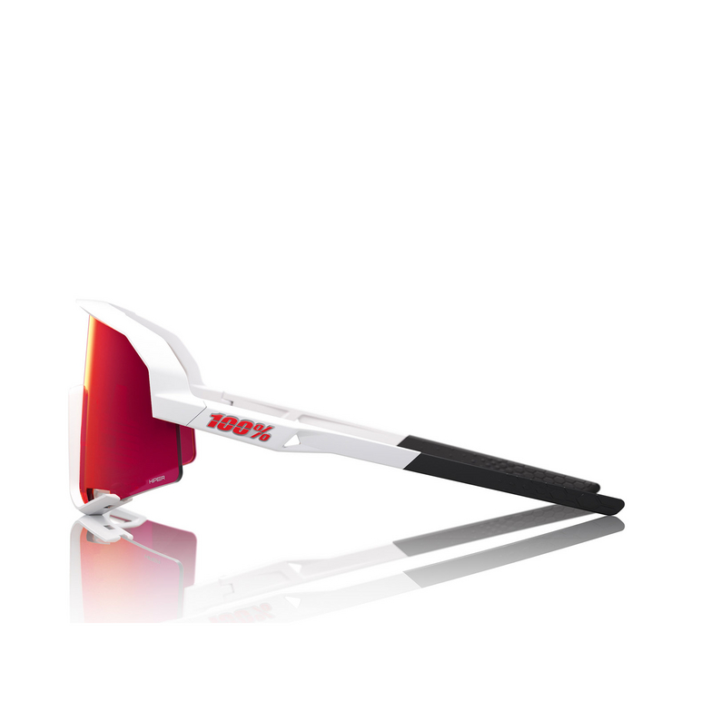 Gafas de sol 100% SLENDALE MATTE WHITE / HIPER RED MULTILAYER MIRROR - 3/3