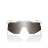 Gafas de sol 100% SPEEDCRAFT MATTE WHITE / HIPER SILVER MIRROR LENS - Miniatura del producto 1/3