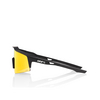 100% SPEEDCRAFT SL Sunglasses SOFT TACT BLACK / HIPER RED MULTILAYER MIRROR LENS - product thumbnail 3/3
